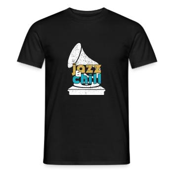 Jazz & Chill lustiger Spruch Jugendliche Weihnacht - Männer T-Shirt - Schwarz - Vorne - AI Model Male 178 light (178cm)