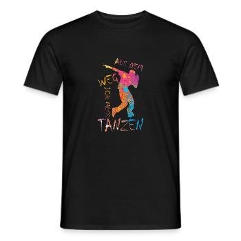 Hors de la piste, je dois danser les danseurs - T-shirt homme - noir - Devant - AI Model Male 178 light (178cm)