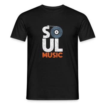 Soul musique cadeau enfants Noël - T-shirt homme - noir - Devant - AI Model Male 178 light (178cm)