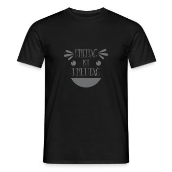 Freitag - Männer T-Shirt - Schwarz - Vorne - AI Model Male 178 light (178cm)