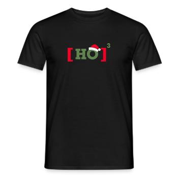Cadeau de t-shirt drôle de Noël - T-shirt homme - noir - Devant - AI Model Male 178 light (178cm)