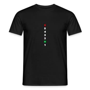 Circuit de moto T-shirt Streetbike Biker Racing - T-shirt homme - noir - Devant - AI Model Male 178 light (178cm)