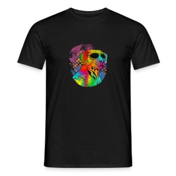 Rhodesian Ridgeback - T-shirt homme - noir - Devant - AI Model Male 178 light (178cm)