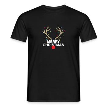 Noël - T-shirt homme - noir - Devant - AI Model Male 178 light (178cm)
