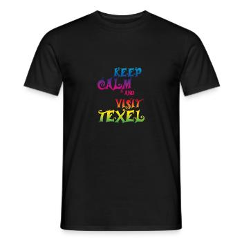 Texel - Männer T-Shirt - Schwarz - Vorne - AI Model Male 178 light (178cm)