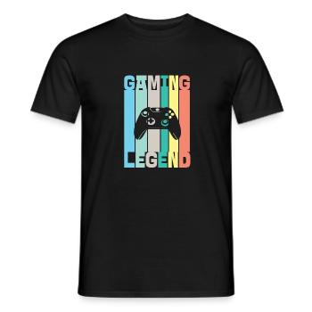 Légende du jeu - T-shirt homme - noir - Devant - AI Model Male 178 light (178cm)