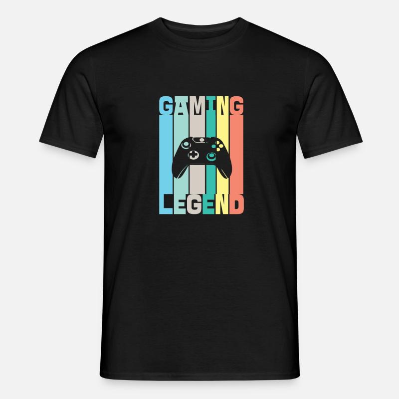 Gaming Legend - Männer T-Shirt - Schwarz