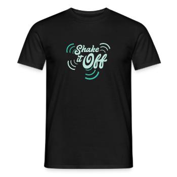 Shake It Off - Men's T-Shirt - black - Front - AI Model Male 178 light (178cm)
