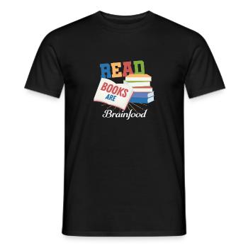 BOOKS - T-shirt homme - noir - Devant - AI Model Male 178 light (178cm)