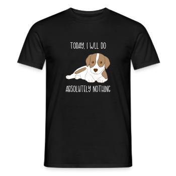 Jack Russell - Jack Russell Tshirt - Loafers - Men's T-Shirt - black - Front - AI Model Male 178 light (178cm)