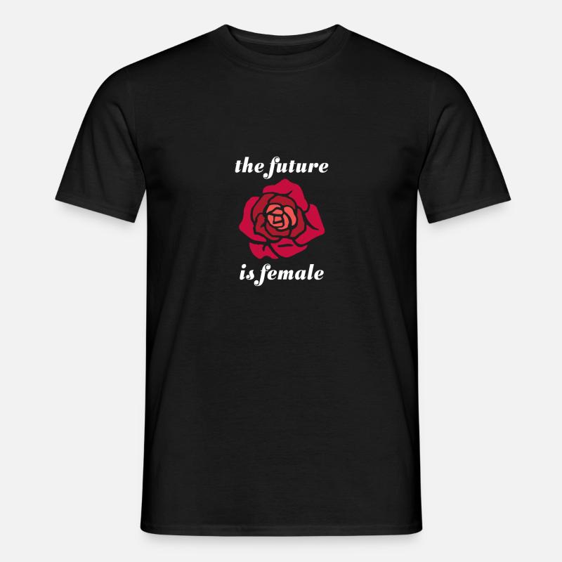 the future is female - Männer T-Shirt - Schwarz