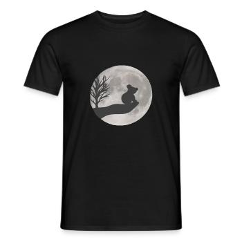 Koala Zeichnung - Männer T-Shirt - Schwarz - Vorne - AI Model Male 178 light (178cm)