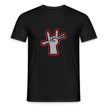 Concert de batterie - T-shirt homme - noir - Devant - AI Model Male 178 light (178cm)