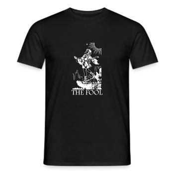 Tarot Cards Mystic Alchemy Destiny Clairvoyance - Men's T-Shirt - black - Front - AI Model Male 178 light (178cm)