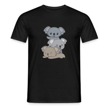 Koala Koala Bear Cadeau De Koalafan - T-shirt homme - noir - Devant - AI Model Male 178 light (178cm)