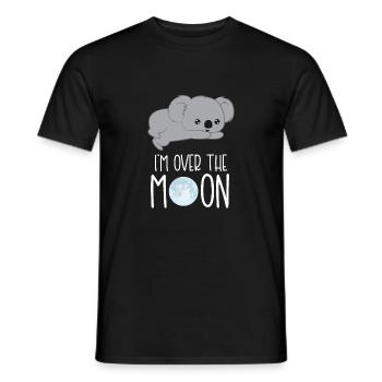 Koala Koala Ours Lune Cadeau Koalafan - T-shirt homme - noir - Devant - AI Model Male 178 light (178cm)