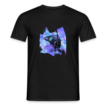 Biber Wiesel Otter Nager T Shirt Geschenk - Männer T-Shirt - Schwarz - Vorne - AI Model Male 178 light (178cm)