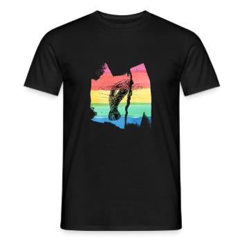 Walross Robbe Walross Kuh T Shirt - Männer T-Shirt - Schwarz - Vorne - AI Model Male 178 light (178cm)