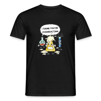Labor Wissenschaft Chemie Reagenzglas Geschenk - Männer T-Shirt - Schwarz - Vorne - AI Model Male 178 light (178cm)