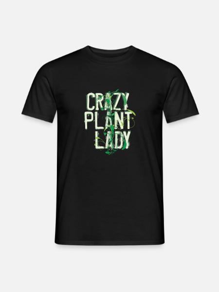 Dame plante fou - T-shirt homme - noir