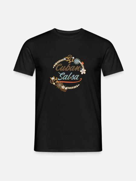 Cuban Salsa - Gift T-shirt for salsa dancers - Men's T-Shirt - black
