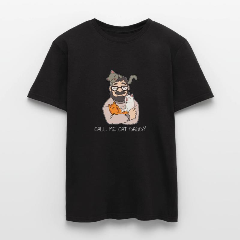 Ring til mig Katte Daddy Kitty Daddy Cuddle gave Mænd T-shirt