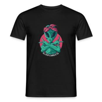 étranger - T-shirt homme - noir - Devant - AI Model Male 178 light (178cm)