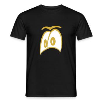 Oeil d'or - T-shirt homme - noir - Devant - AI Model Male 178 light (178cm)
