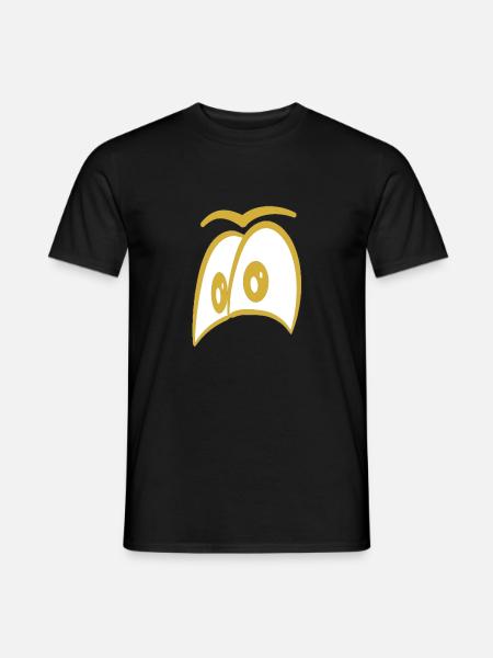 Gold eye - Men's T-Shirt - black