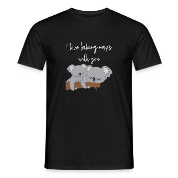 Koala – Koalabär – Koalafan – Koalabären - Familie - Männer T-Shirt - Schwarz - Vorne - AI Model Male 178 light (178cm)