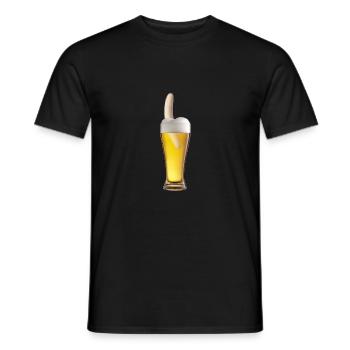 Cadeau de bière banane blé banane blé banane - T-shirt homme - noir - Devant - AI Model Male 178 light (178cm)