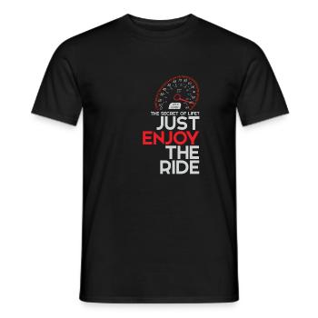 Auto Reifen Benzin Karre Mann Zylinder Kolben - Männer T-Shirt - Schwarz - Vorne - AI Model Male 178 light (178cm)