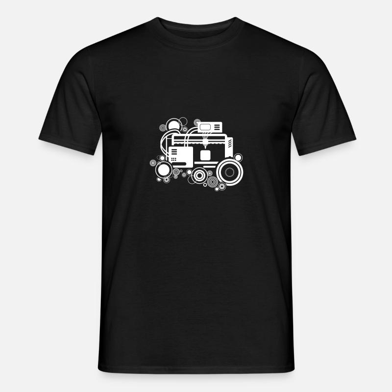 3D Druck Geschenk Lustiger Spruch 3D Print - Männer T-Shirt - Schwarz