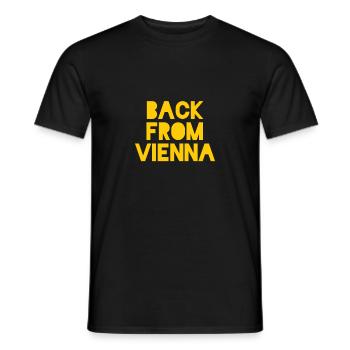 Vienna Wien Vienne - Men's T-Shirt - black - Front - AI Model Male 178 light (178cm)