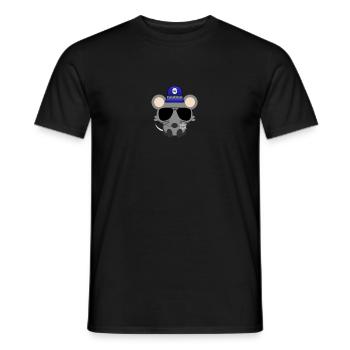 Souris de la police, shérif policiers policier police animal - T-shirt homme - noir - Devant - AI Model Male 178 light (178cm)