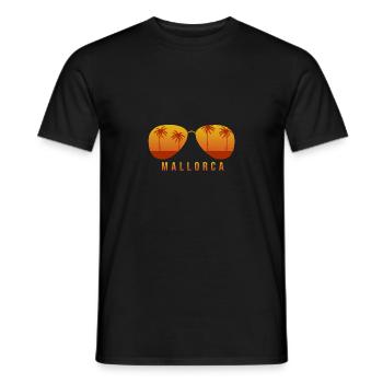 Mallorca - Men's T-Shirt - black - Front - AI Model Male 178 light (178cm)