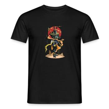 Seth - Männer T-Shirt - Schwarz - Vorne - AI Model Male 178 light (178cm)