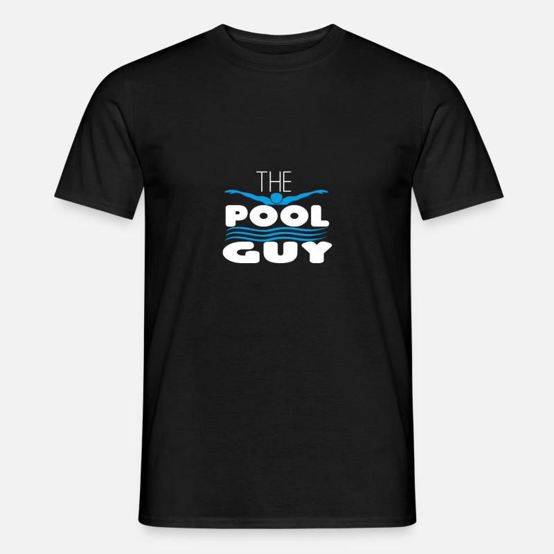 The Pool Guy - Männer T-Shirt - Schwarz