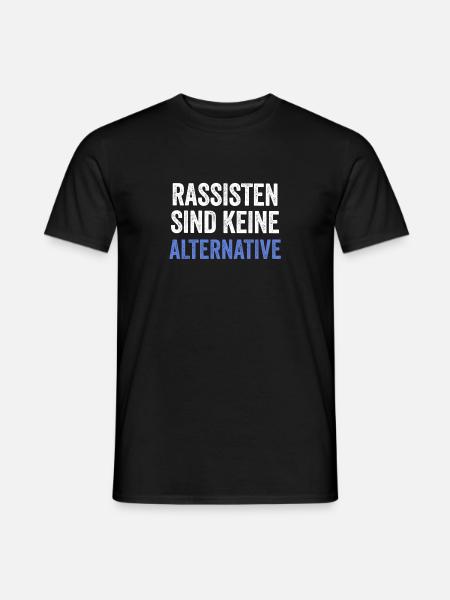 Rassismus Alternative TV Wahlen Politik Spruch - Männer T-Shirt - Schwarz