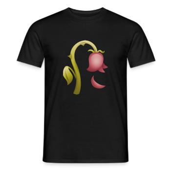 Smiley Flower - T-shirt homme - noir - Devant - AI Model Male 178 light (178cm)