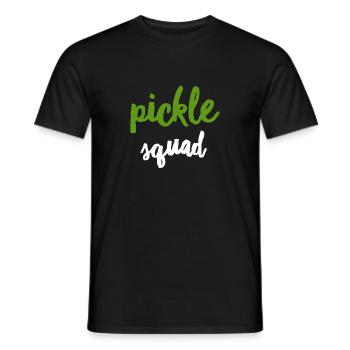 Pickle Squad - Men's T-Shirt - black - Front - AI Model Male 178 light (178cm)