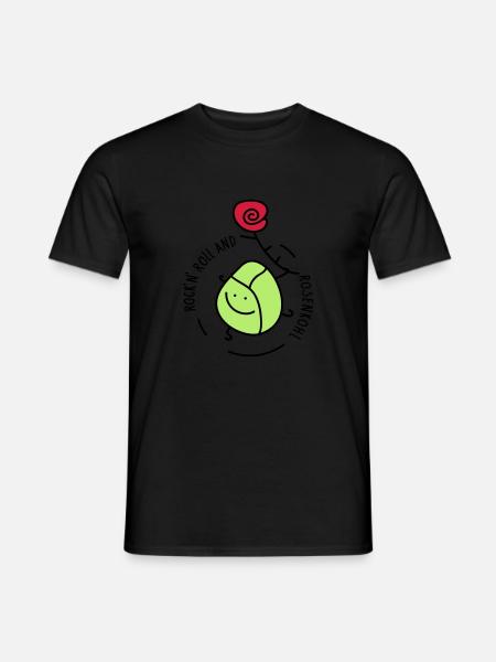 Rock and Roll - Männer T-Shirt - Schwarz