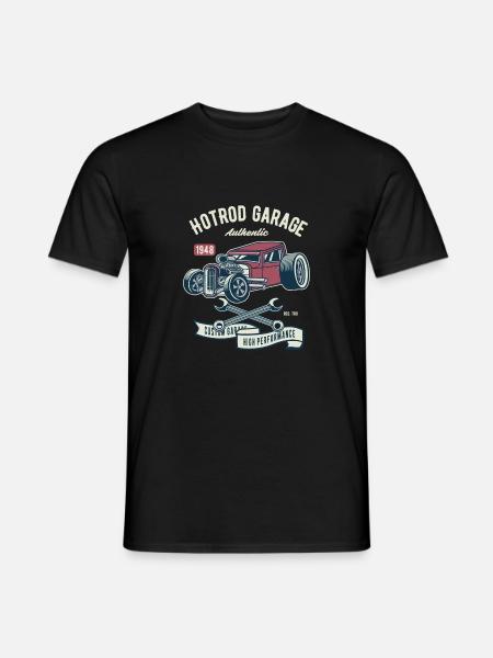 Hotrod Garage High Performance - Men's T-Shirt - black