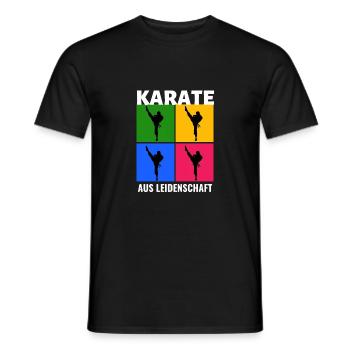 Karate Shirt Geschenkidee Karate-Kämpfer Trainer - Männer T-Shirt - Schwarz - Vorne - AI Model Male 178 light (178cm)