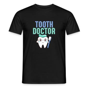 Cadeau de dentiste dentiste - T-shirt homme - noir - Devant - AI Model Male 178 light (178cm)