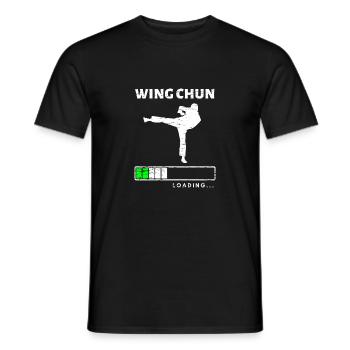 Martial Arts Wing Chun martial arts gift idea - Men's T-Shirt - black - Front - AI Model Male 178 light (178cm)