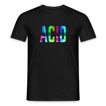 Acid House Techno Raver DJ Festival Party Gift - T-shirt homme - noir - Devant - AI Model Male 178 light (178cm)