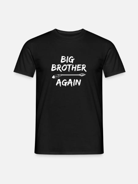big brother again - Men's T-Shirt - black