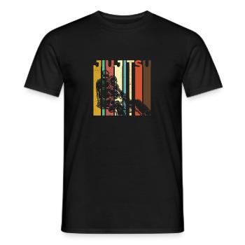 brasilianische Jiujitsu gemischte Kampfkünste Vintage dist - Männer T-Shirt - Schwarz - Vorne - AI Model Male 178 light (178cm)