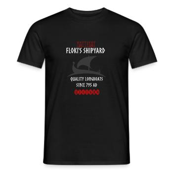 Viking Blood Norse Warriors Roots Giftfor himfor h - Männer T-Shirt - Schwarz - Vorne - AI Model Male 178 light (178cm)